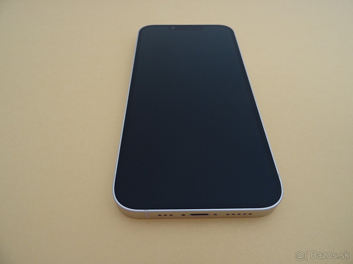 iPhone 13 256GB STARLIGHT – ZÁRUKA 1 ROK – 100% BATERIA