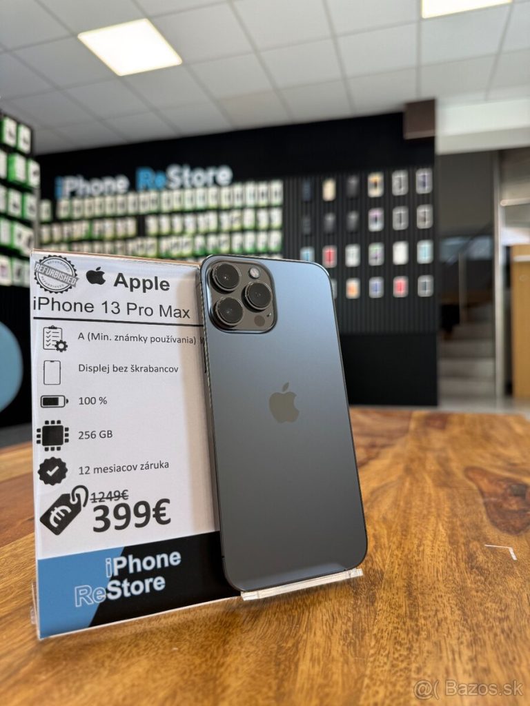 ZÁRUKA 1 ROK |  iPhone 13 Pro Max 256GB Graphite