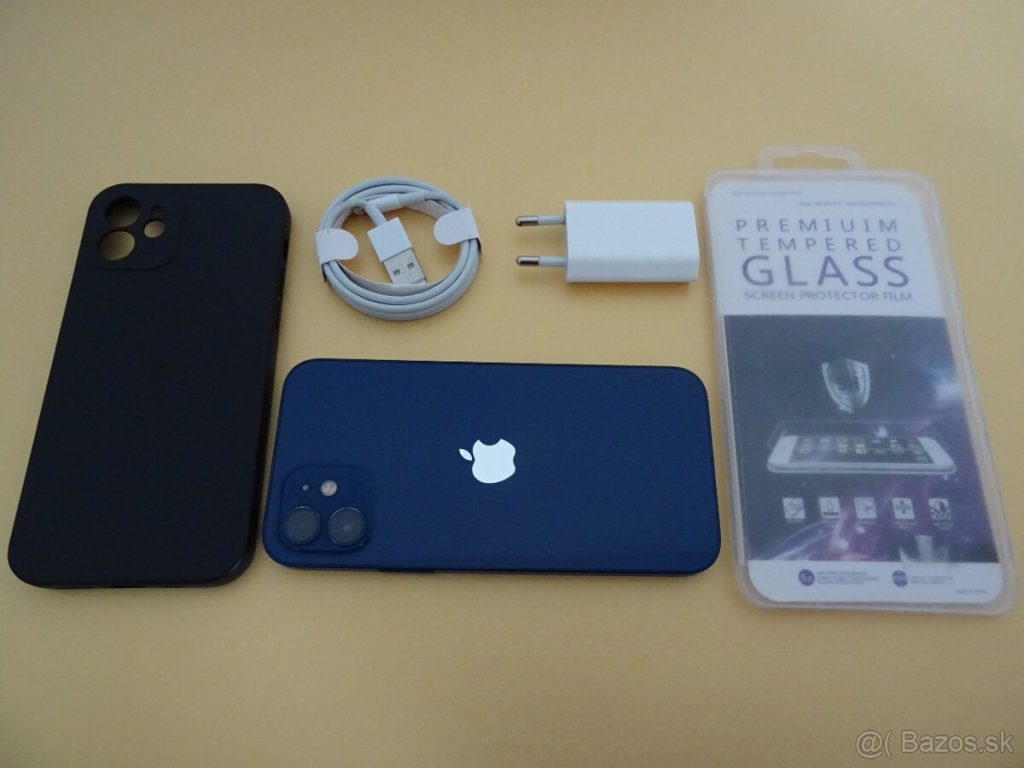 iPhone 12 128GB BLUE – ZÁRUKA 1 ROK – 100% BATERIA