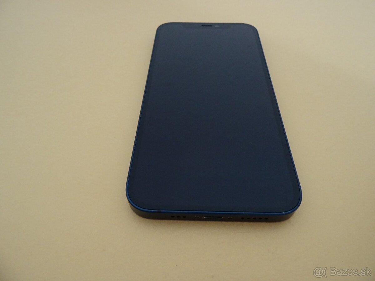 iPhone 12 128GB BLUE – ZÁRUKA 1 ROK – 100% BATERIA
