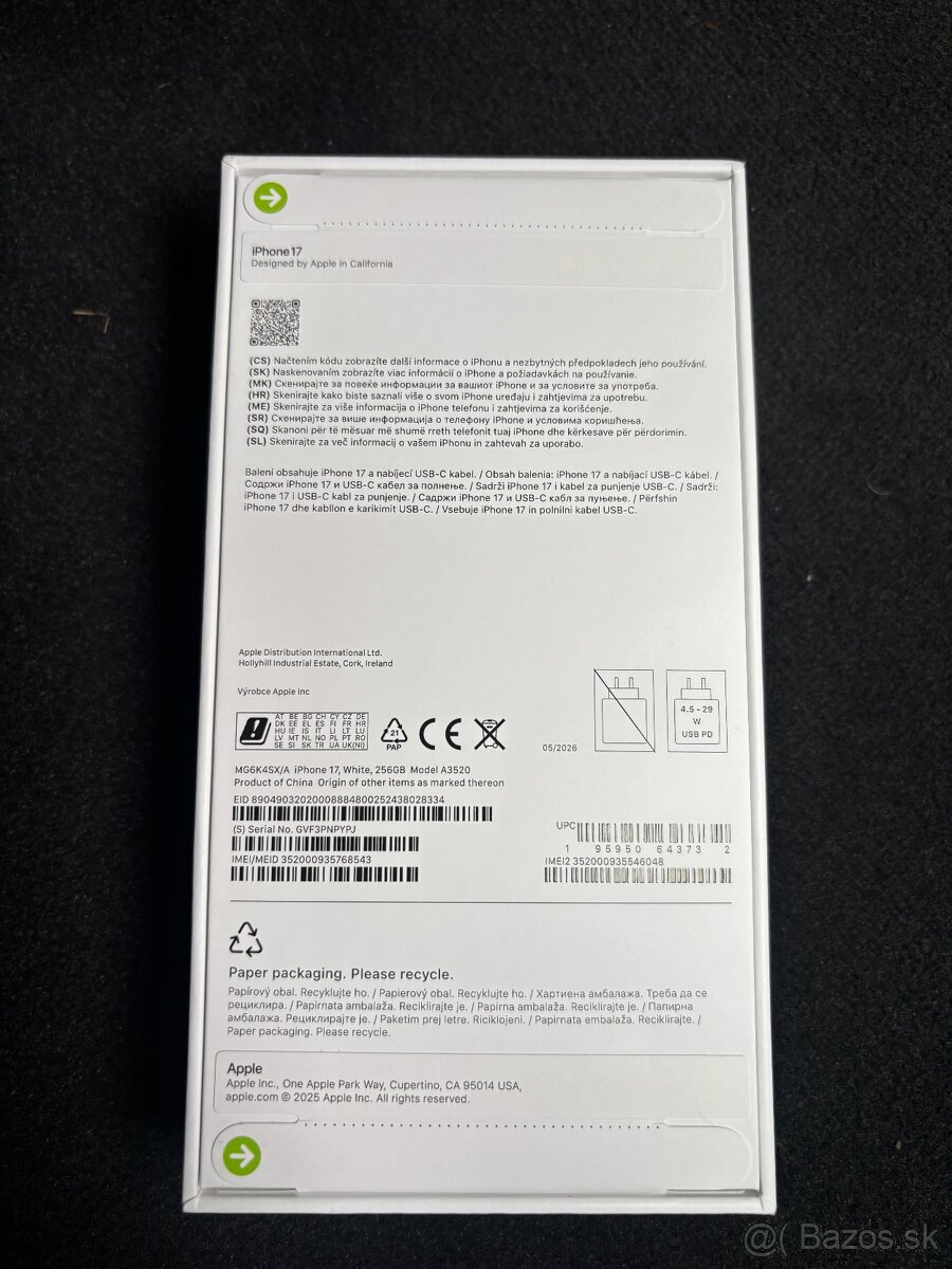Apple Iphone 17 256GB