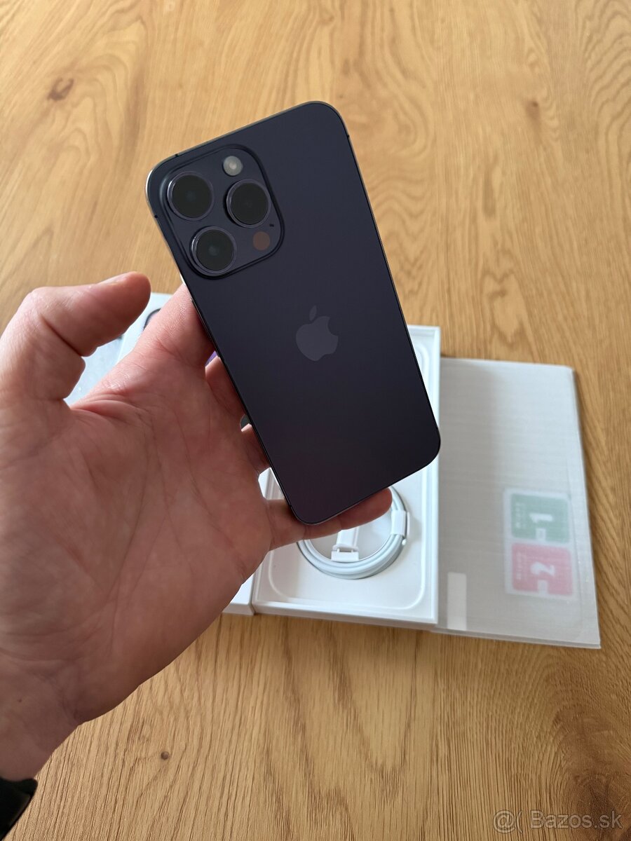 iPhone 14 Pro Max 128 gb Deep Purple v záruke +prislušenstvo