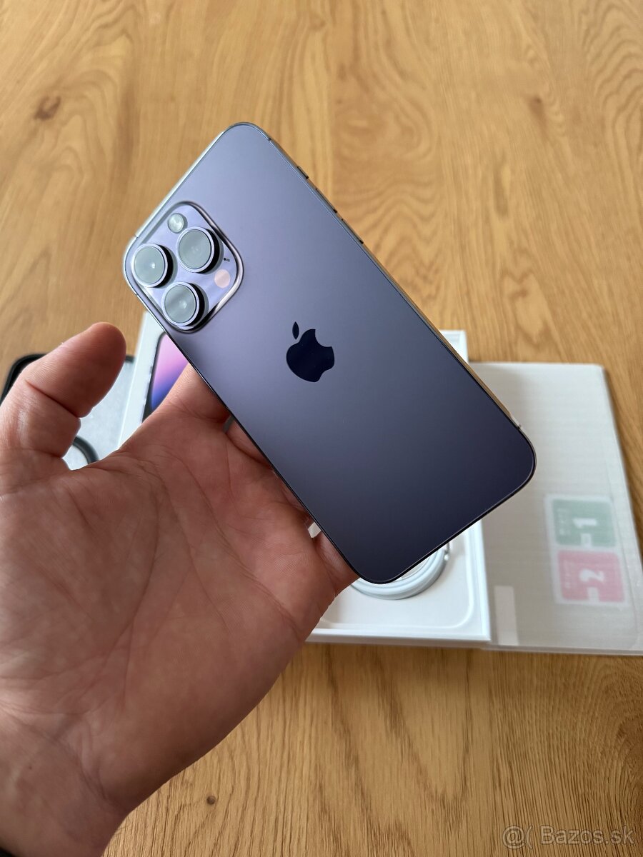 iPhone 14 Pro Max 128 gb Deep Purple v záruke +prislušenstvo