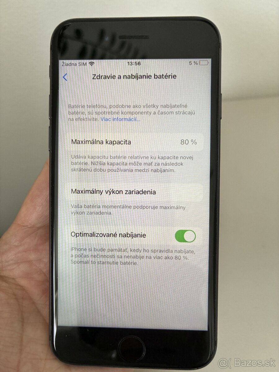 📱 iPhone 8 64GB Space Gray – ako nový, bez škrabancov