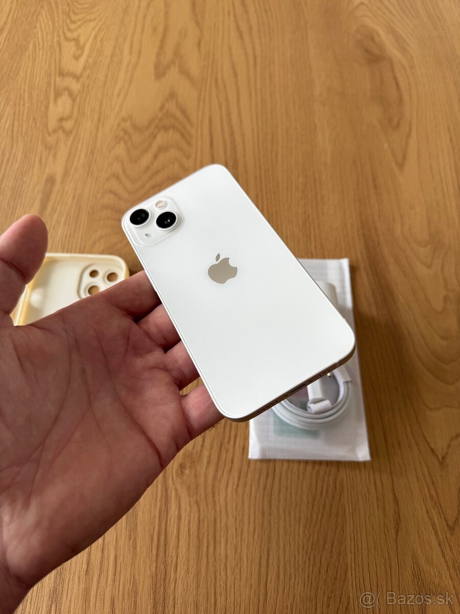 iPhone 13 256 gb Starlight v záruke + príslušenstvo