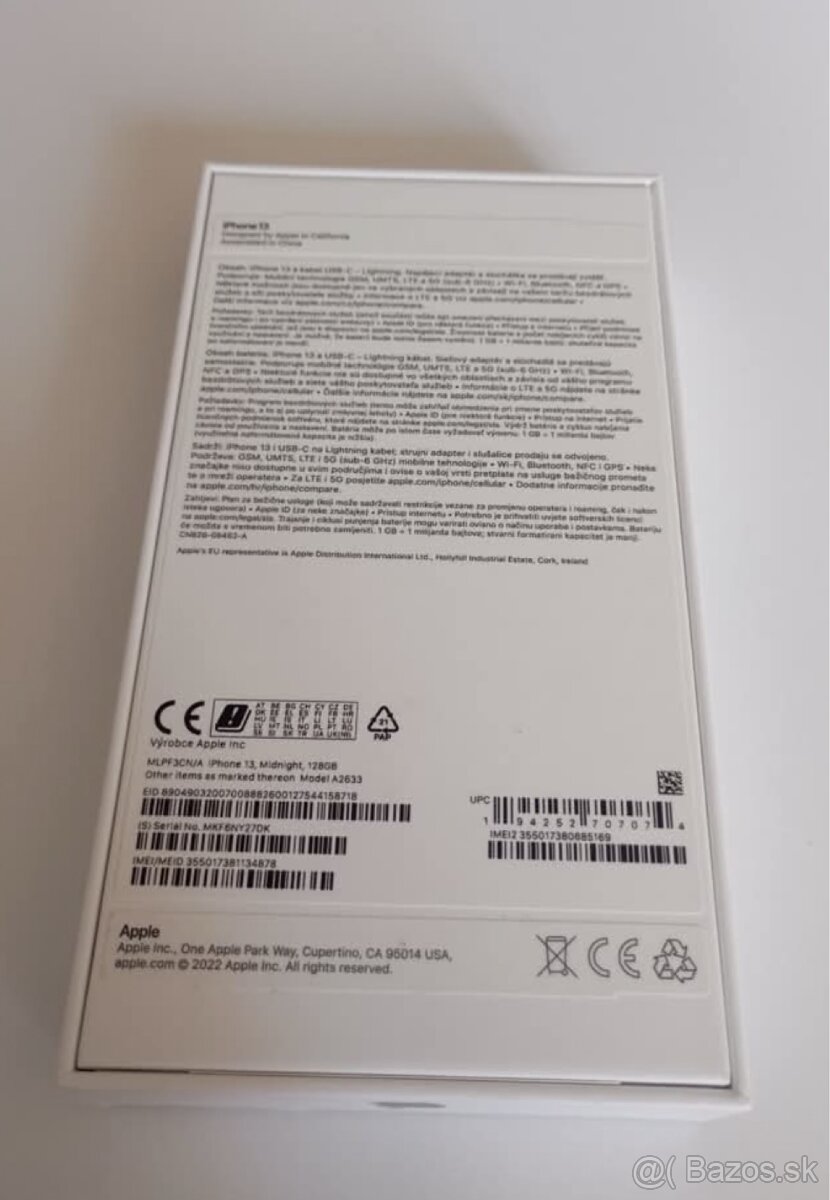 Iphone 13 midnight 128gb