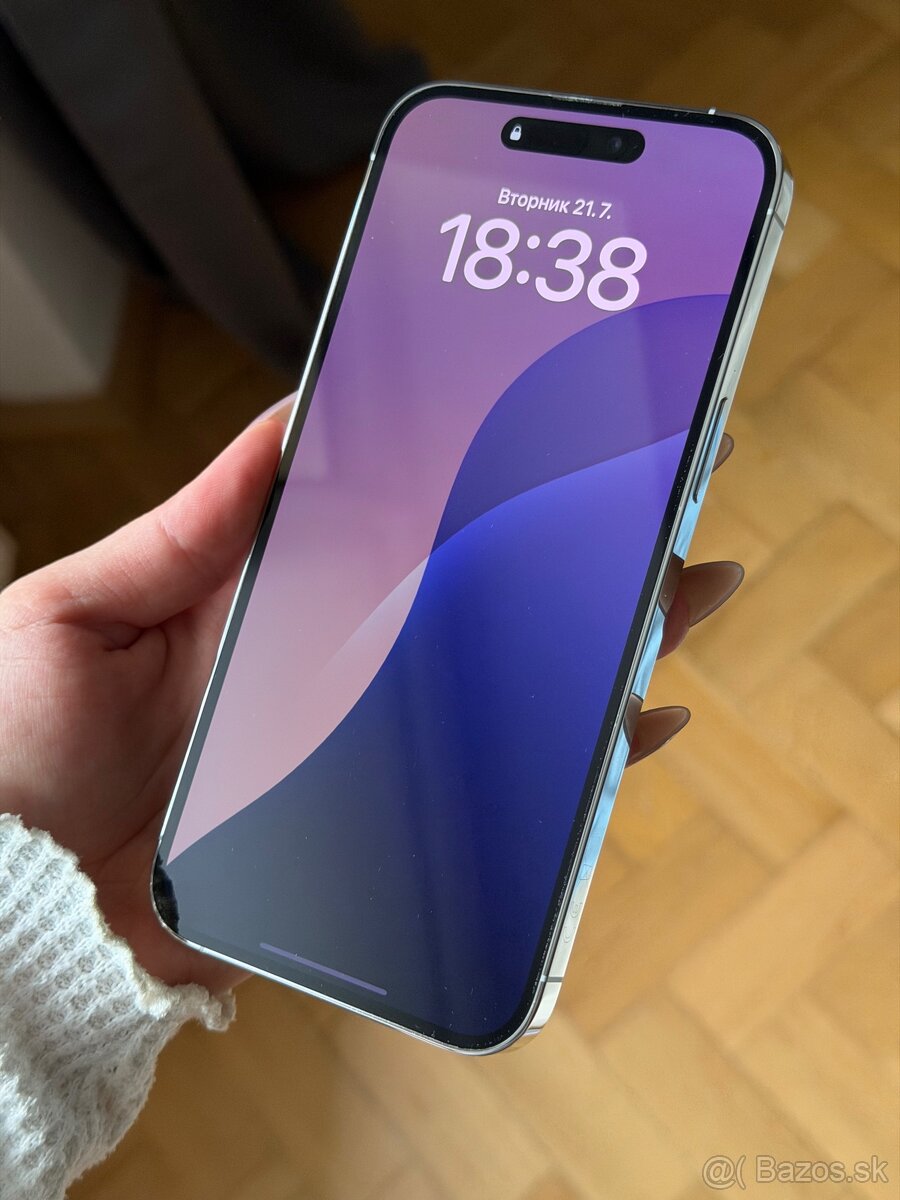 iPhone 14 Pro Max 128 GB Silver+ prislušenstvo