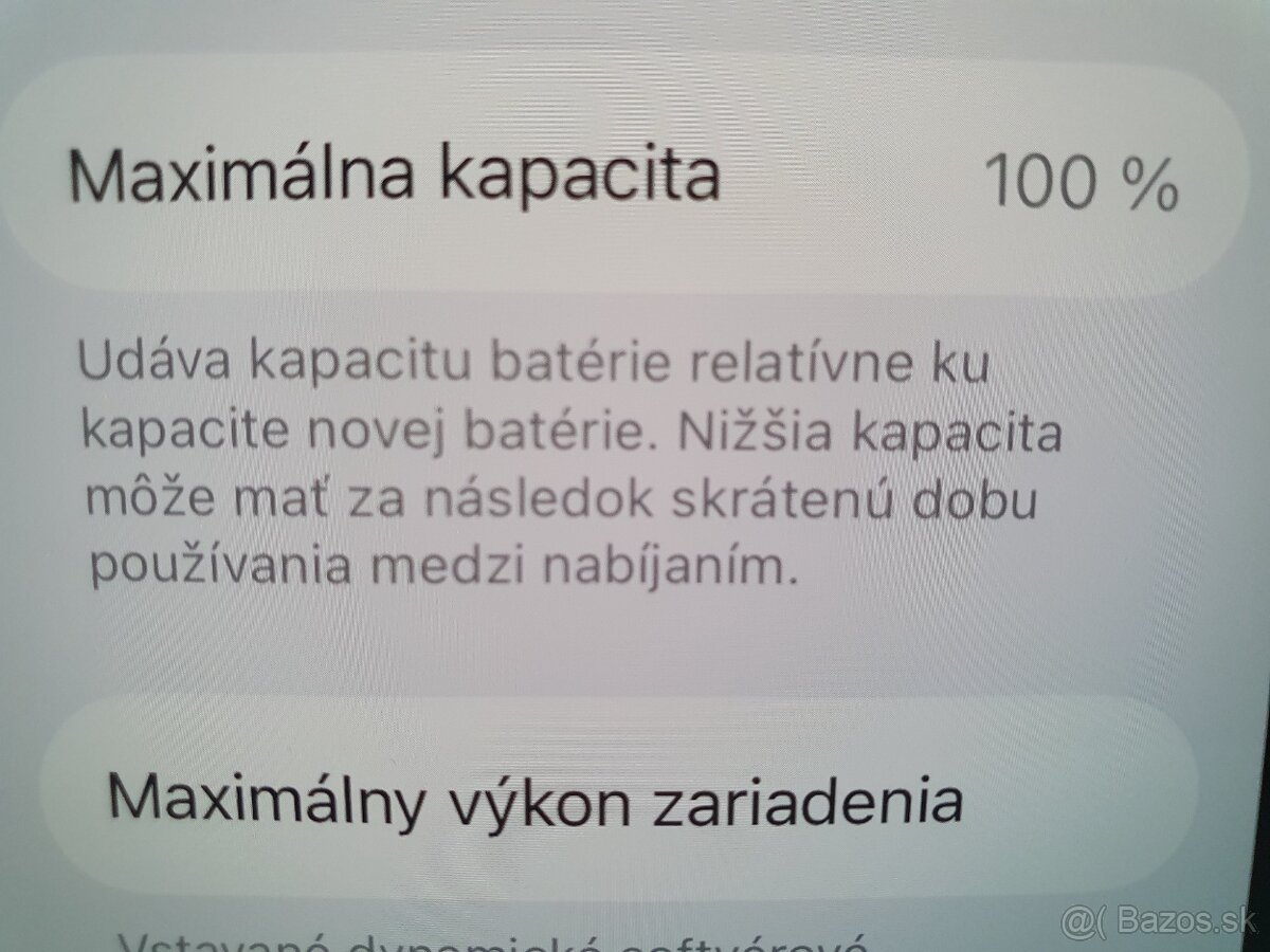 Apple iPhone 12 128GB 100% Zdravie baterky