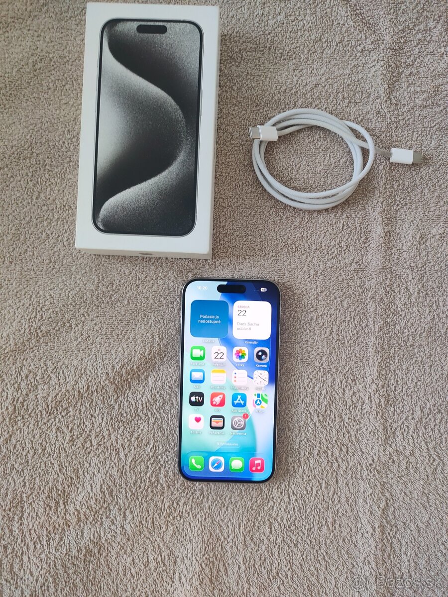 Apple iphone 15 PRO 128GB White Titanium