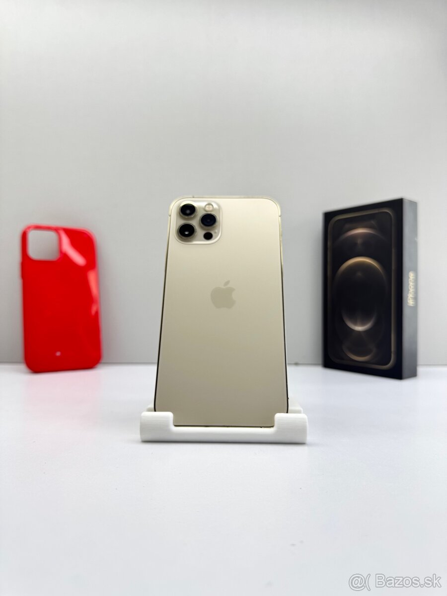 iPhone 12 PRO 128GB GOLD TOP STAV AKO NOVÝ