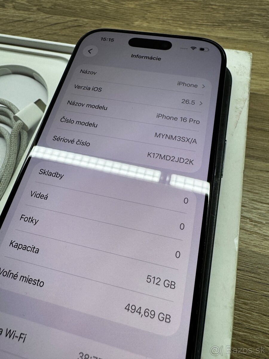 iPhone 16 Pro 512gb / medzinárodná zaruka