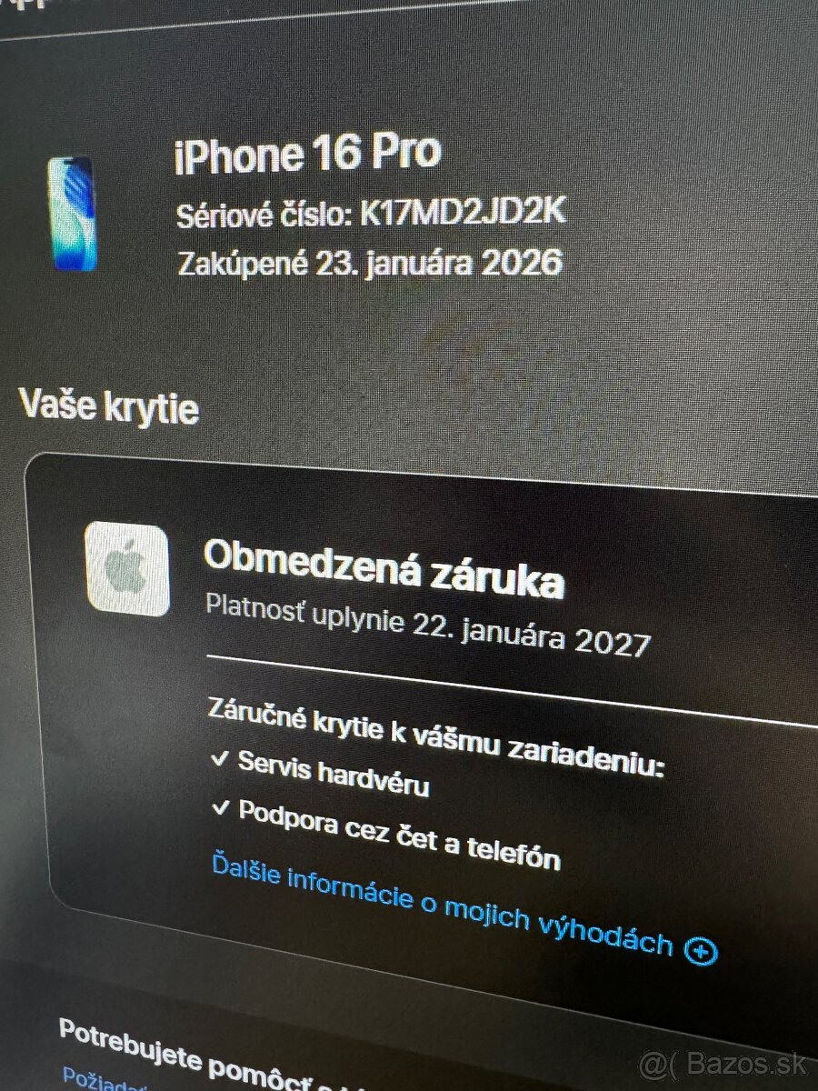 iPhone 16 Pro 512gb / medzinárodná zaruka