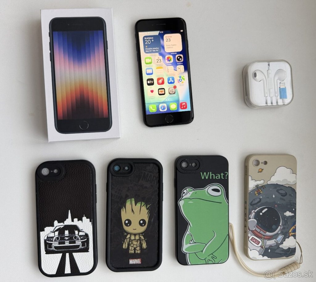 iPhone SE 2022 64 GB, polnočná tmavá