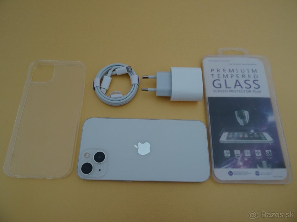 iPhone 13 128GB STARLIGHT – ZÁRUKA 1 ROK – 100% BATERIA