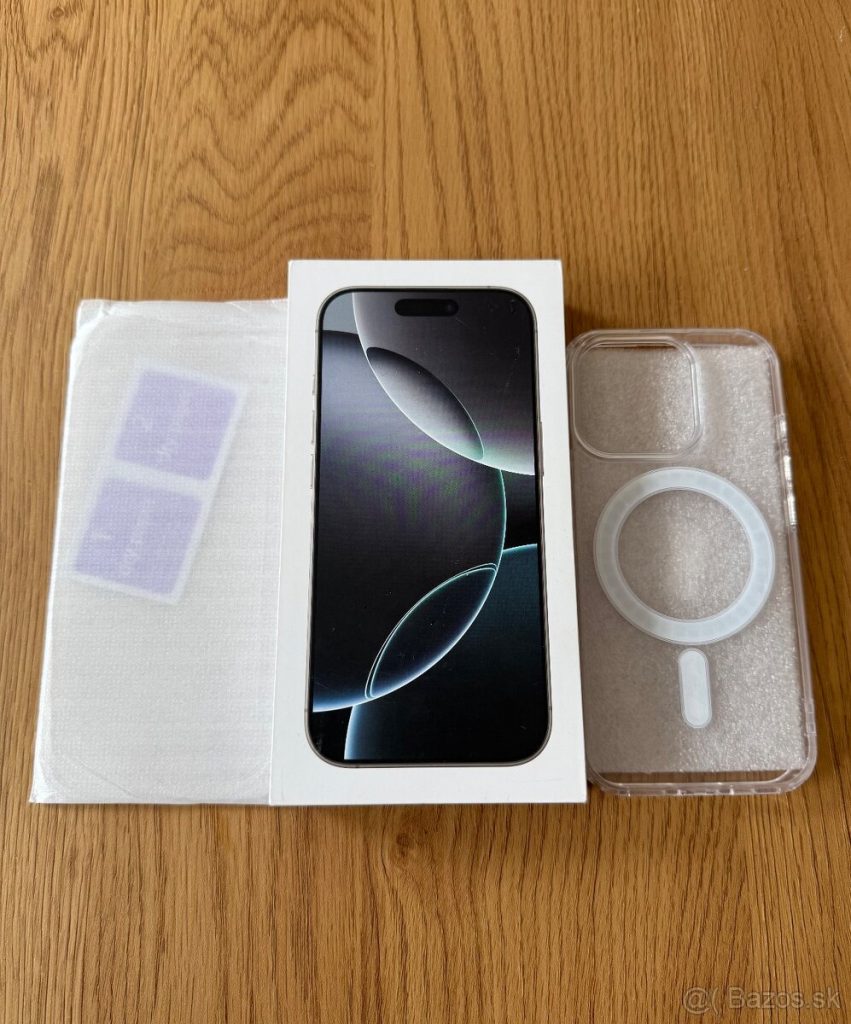 iPhone 16 Pro 128 gb White Titanium – nepoužívaný záruka