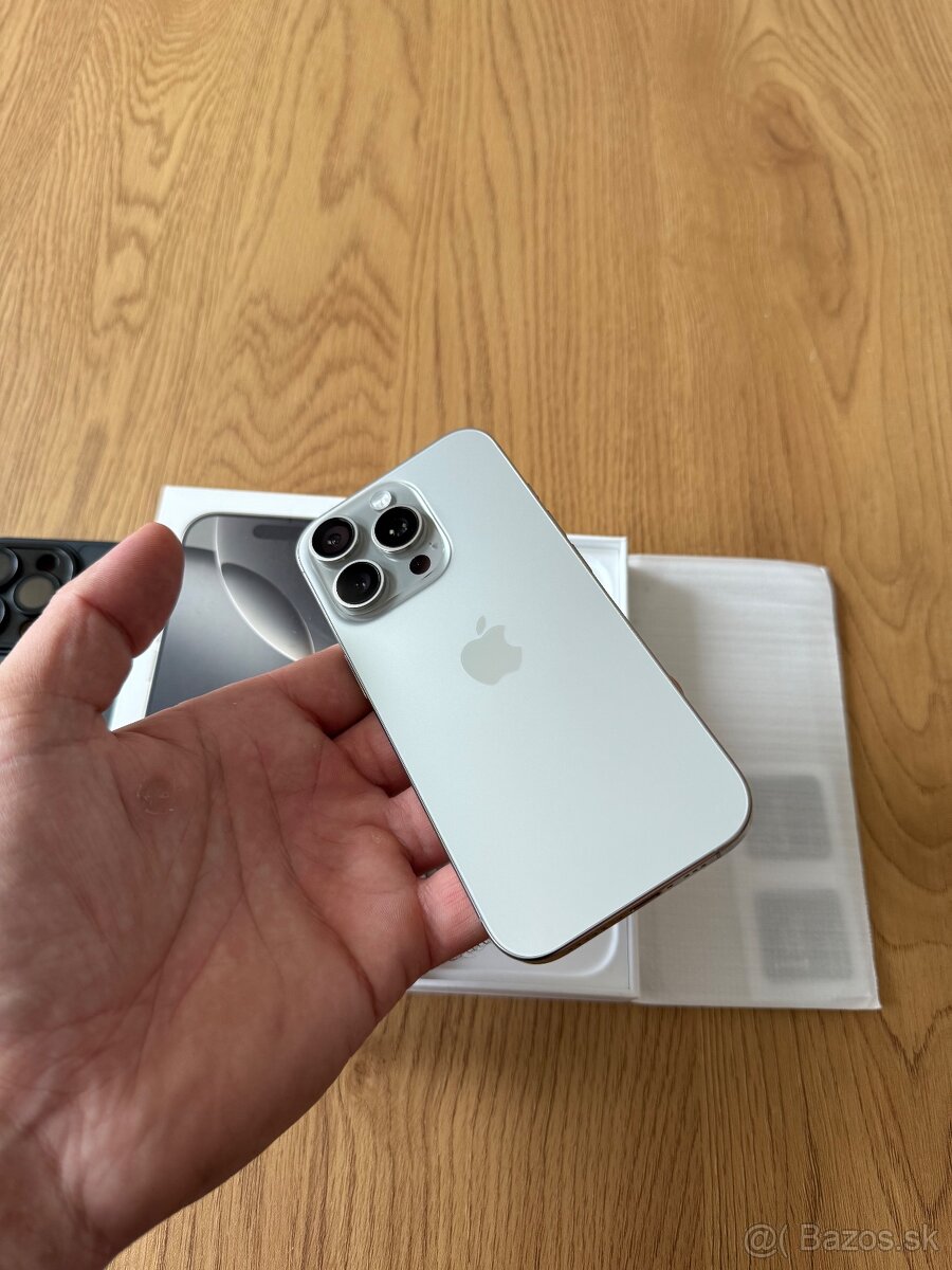 iPhone 16Pro Natural Titanium 128gb, záruka + príslušenstvo