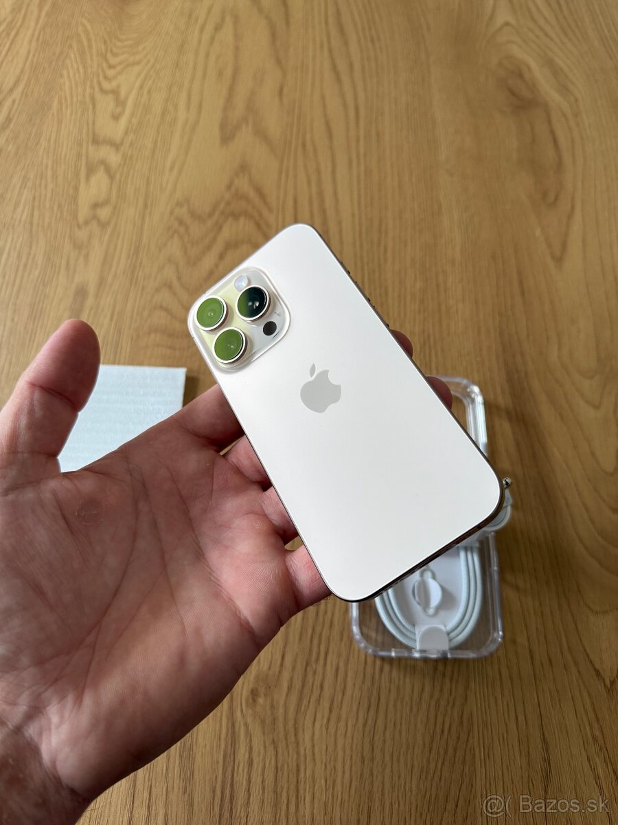 iPhone 16 Pro 128 gb Desert Titanium v záruke +príslušenstvo
