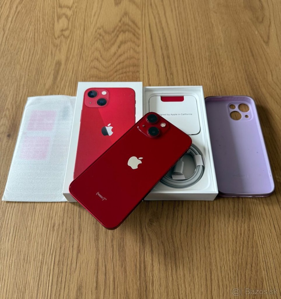Iphone 13 Mini 128 gb Red – komplet príslušenstvo, záruka