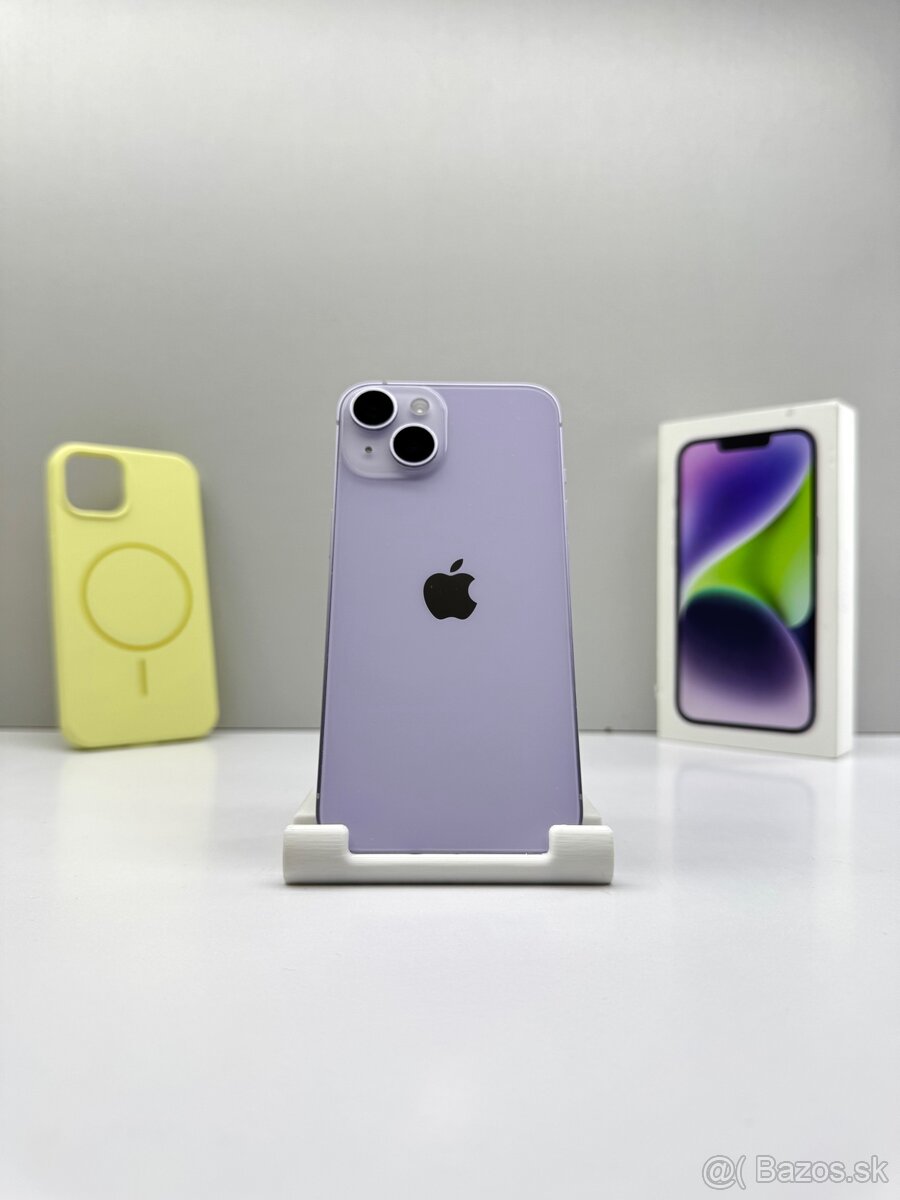 iPhone 14 128GB PURPLE TOP STAV ORIGINÁL AKO NOVÝ