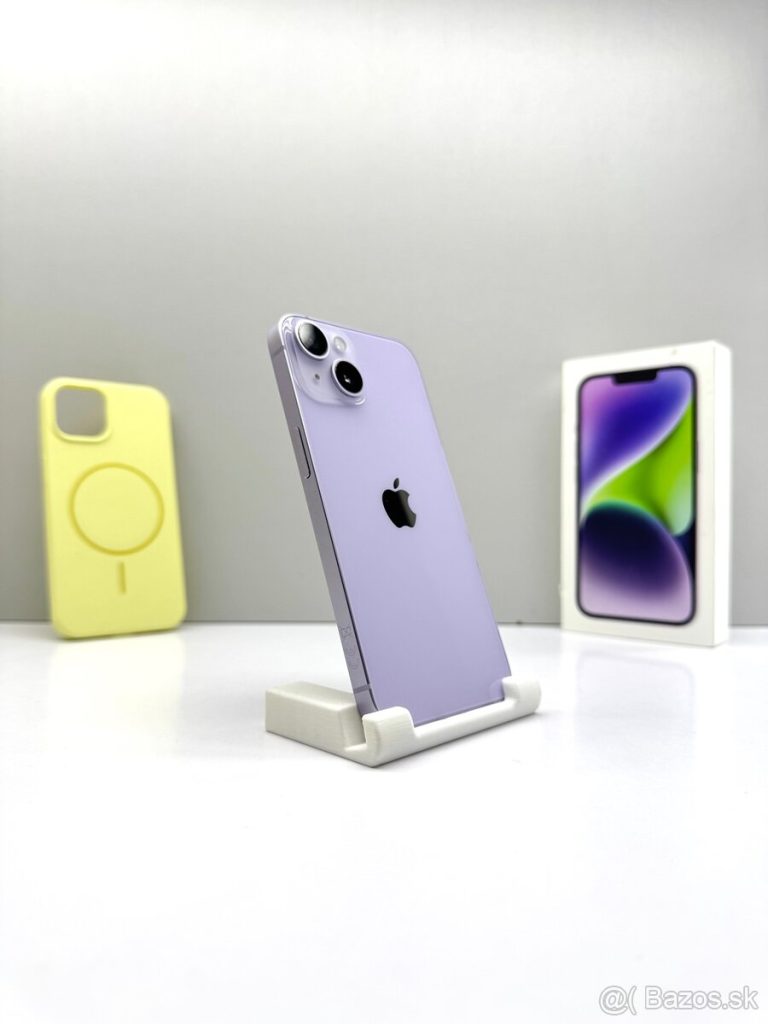 iPhone 14 128GB PURPLE TOP STAV ORIGINÁL AKO NOVÝ