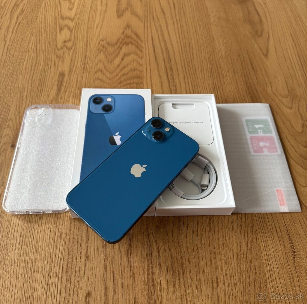 iPhone 13 128 gb Blue – komplet príslušenstvo, záruka