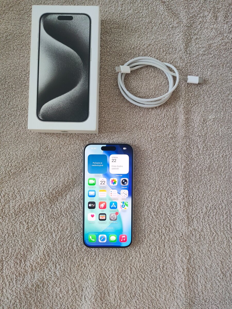 Apple iphone 15 PRO 128GB White Titanium