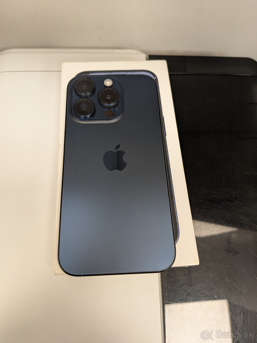 Iphone 15 pro 128gb modrý Titan TOP