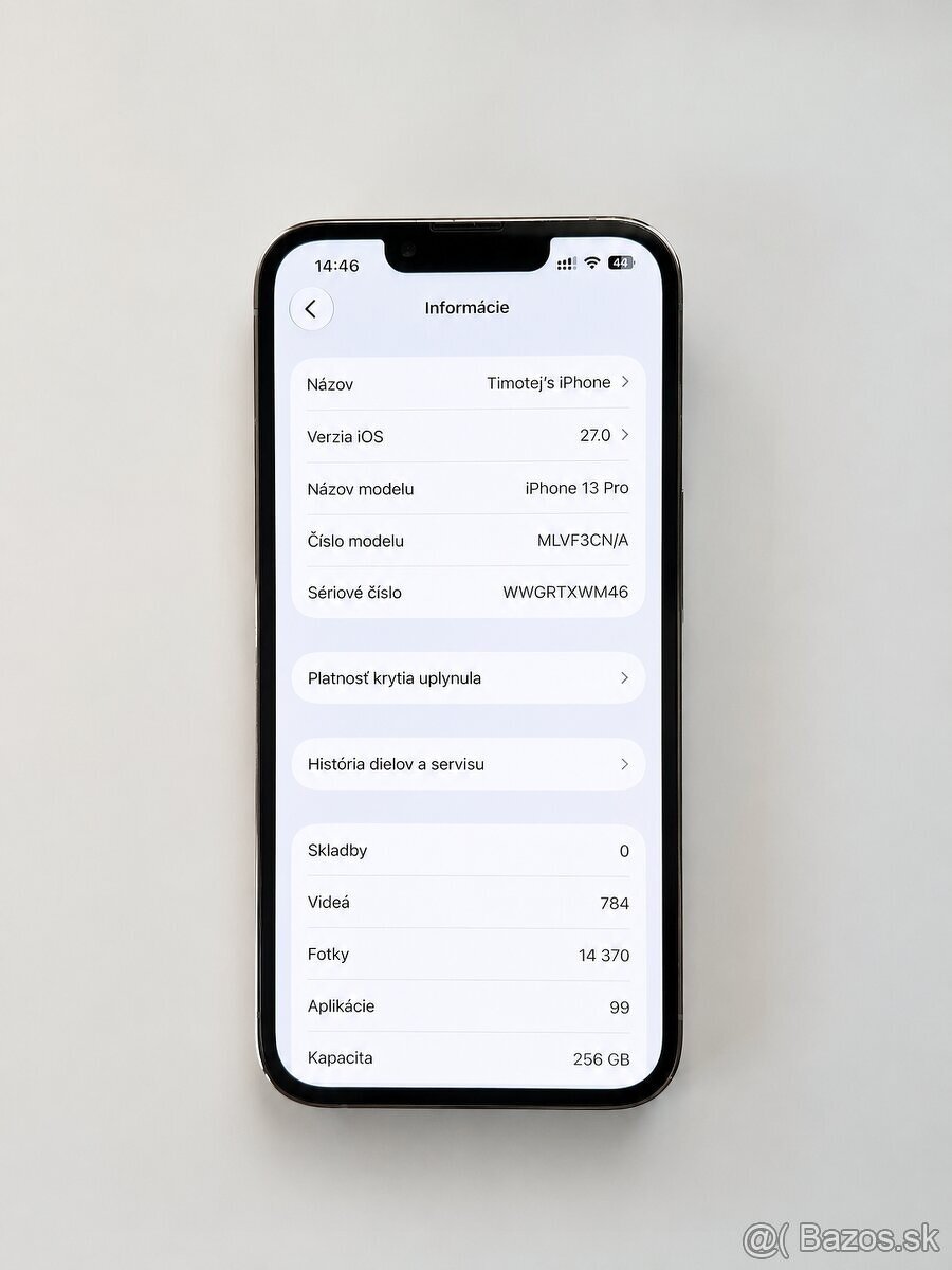 iPhone 13 Pro 256 GB – veľmi dobrý stav
