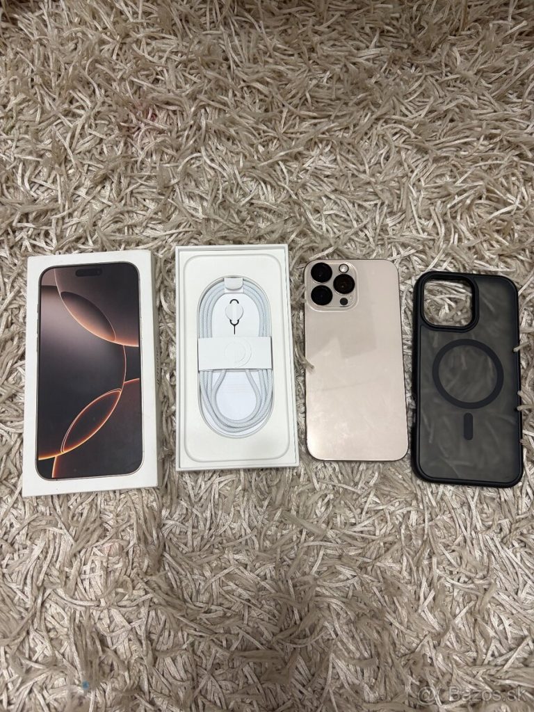 Apple iPhone 16 Pro Max 256gb Dezert Titan záruka