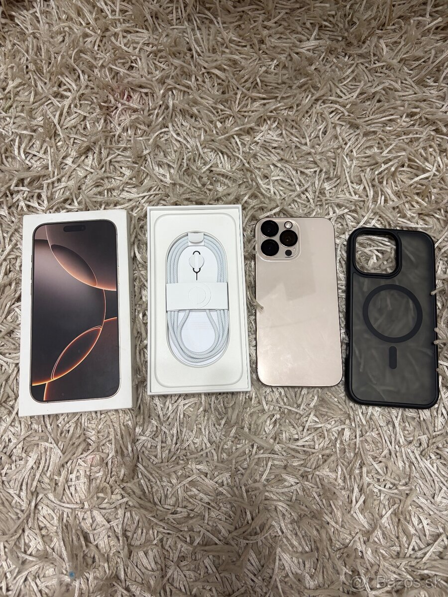 Apple iPhone 16 Pro Max 256gb Dezert Titan záruka