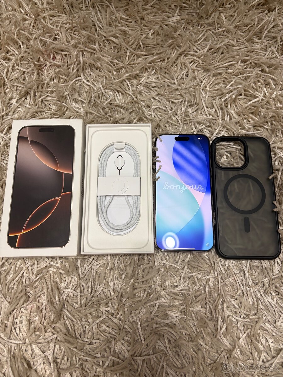 Apple iPhone 16 Pro Max 256gb Dezert Titan záruka