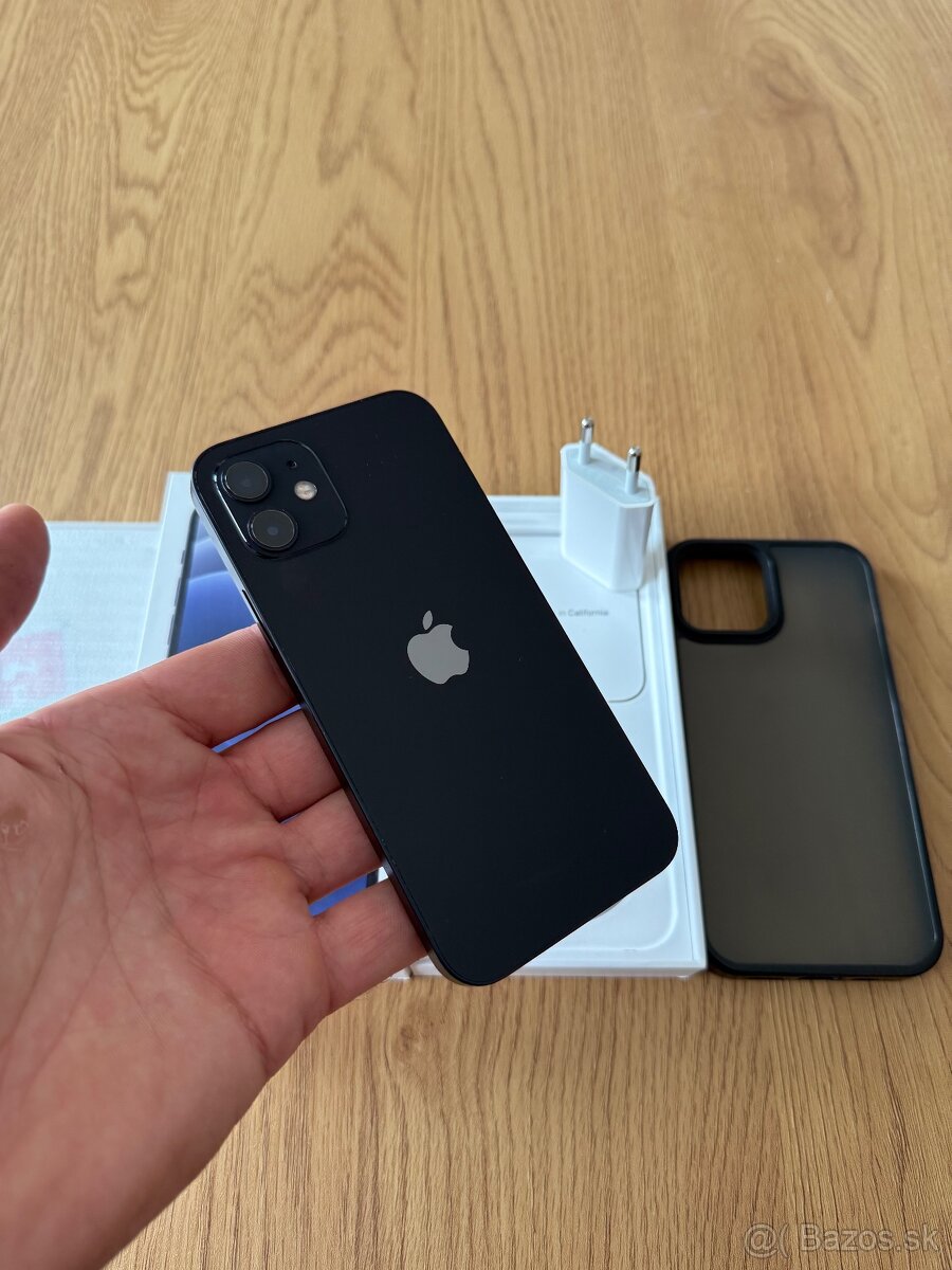 iPhone 12 64 gb Black – komplet príslušenstvo , záruka