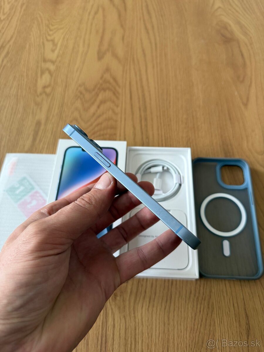 iPhone 14 128 gb Blue – komplet príslušenstvo, záruka