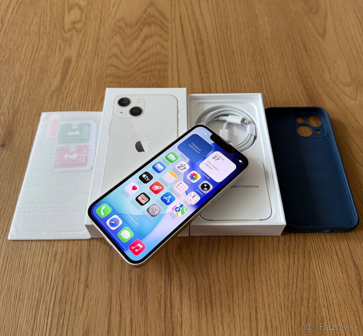 iPhone 13 Mini 128 gb Starlight – komplet príslušenstvo