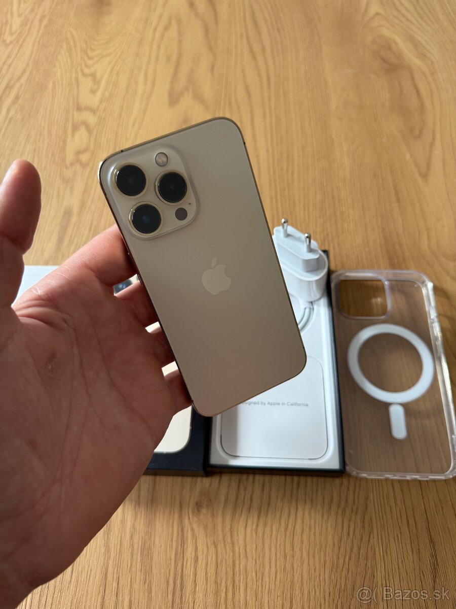 iPhone 13 Pro 128 gb Gold – komplet príslušenstvo , záruka