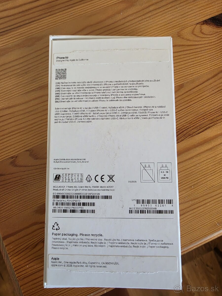 Iphone Air 256GB black – ALZA