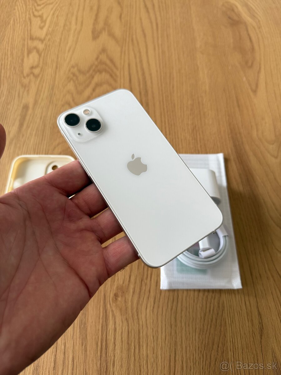 iPhone 13 256 gb Starlight v záruke + príslušenstvo