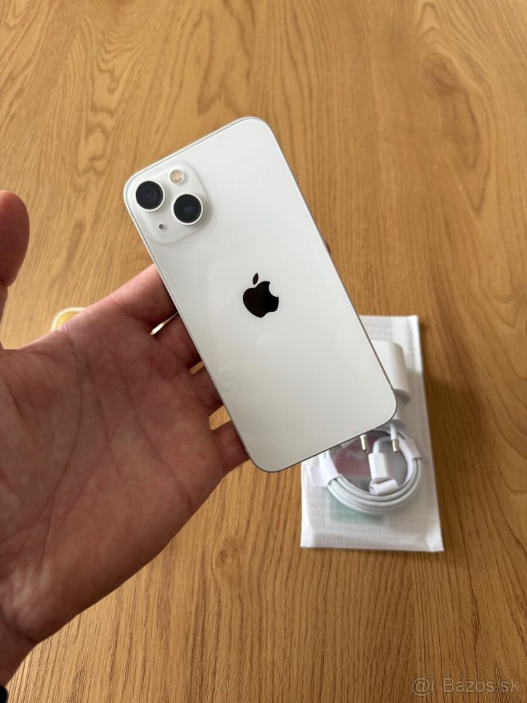 iPhone 13 256 gb Starlight v záruke + príslušenstvo