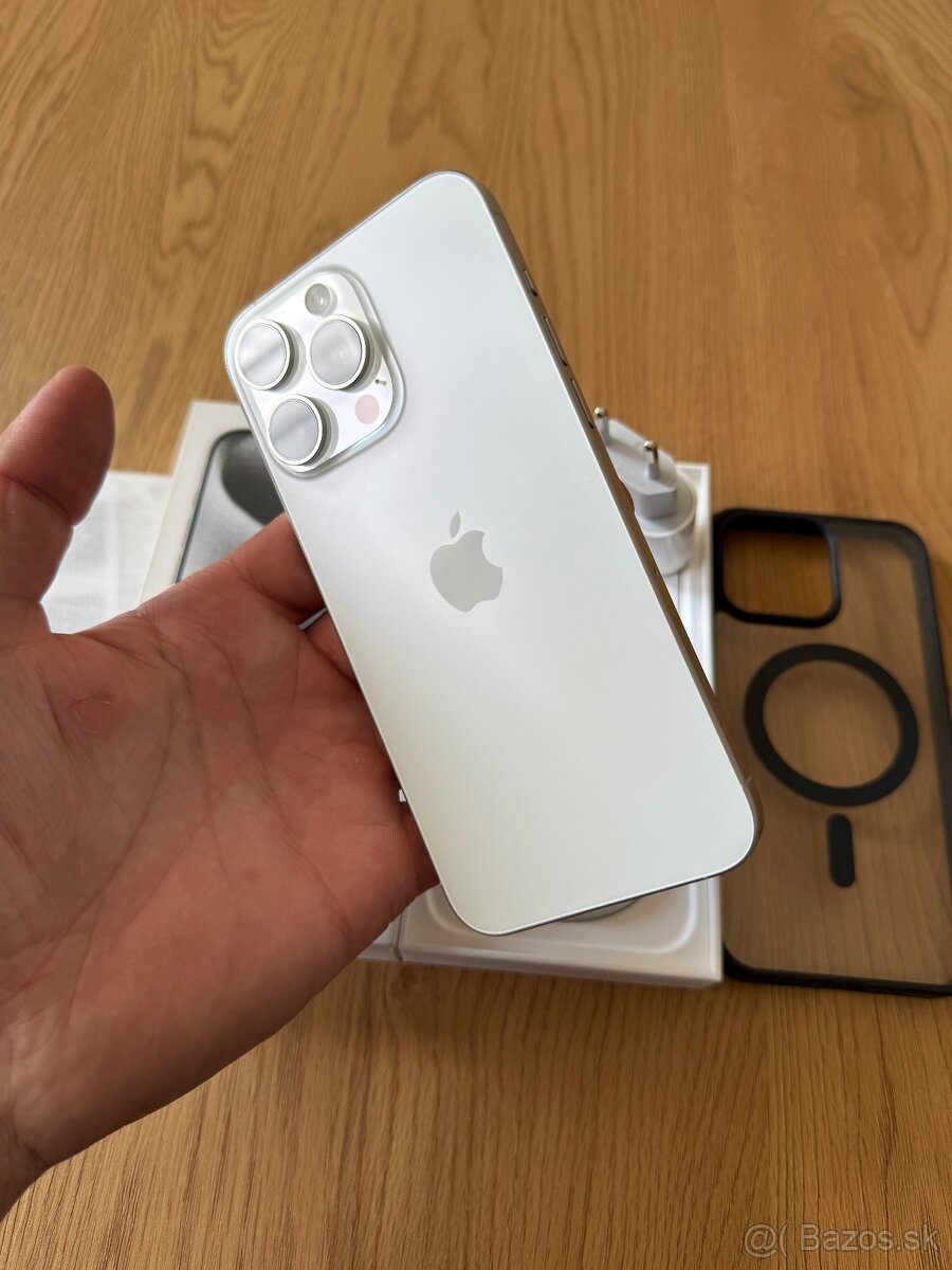 iPhone 15 Pro Max 256 gb White Titanium v záruke