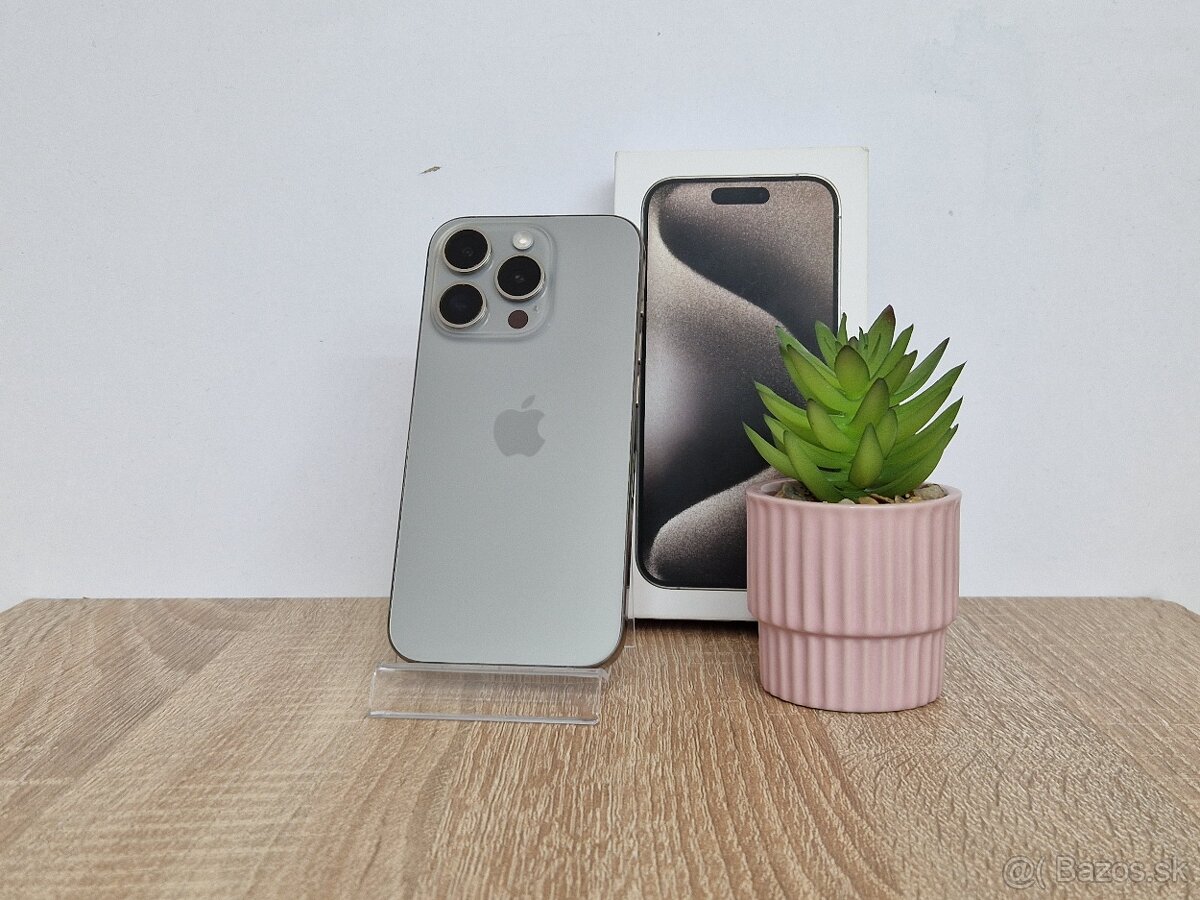 Apple iPhone 15 Pro 256GB Prírodný titán