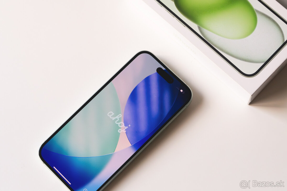 Apple iPhone 15 – 128GB – zelený
