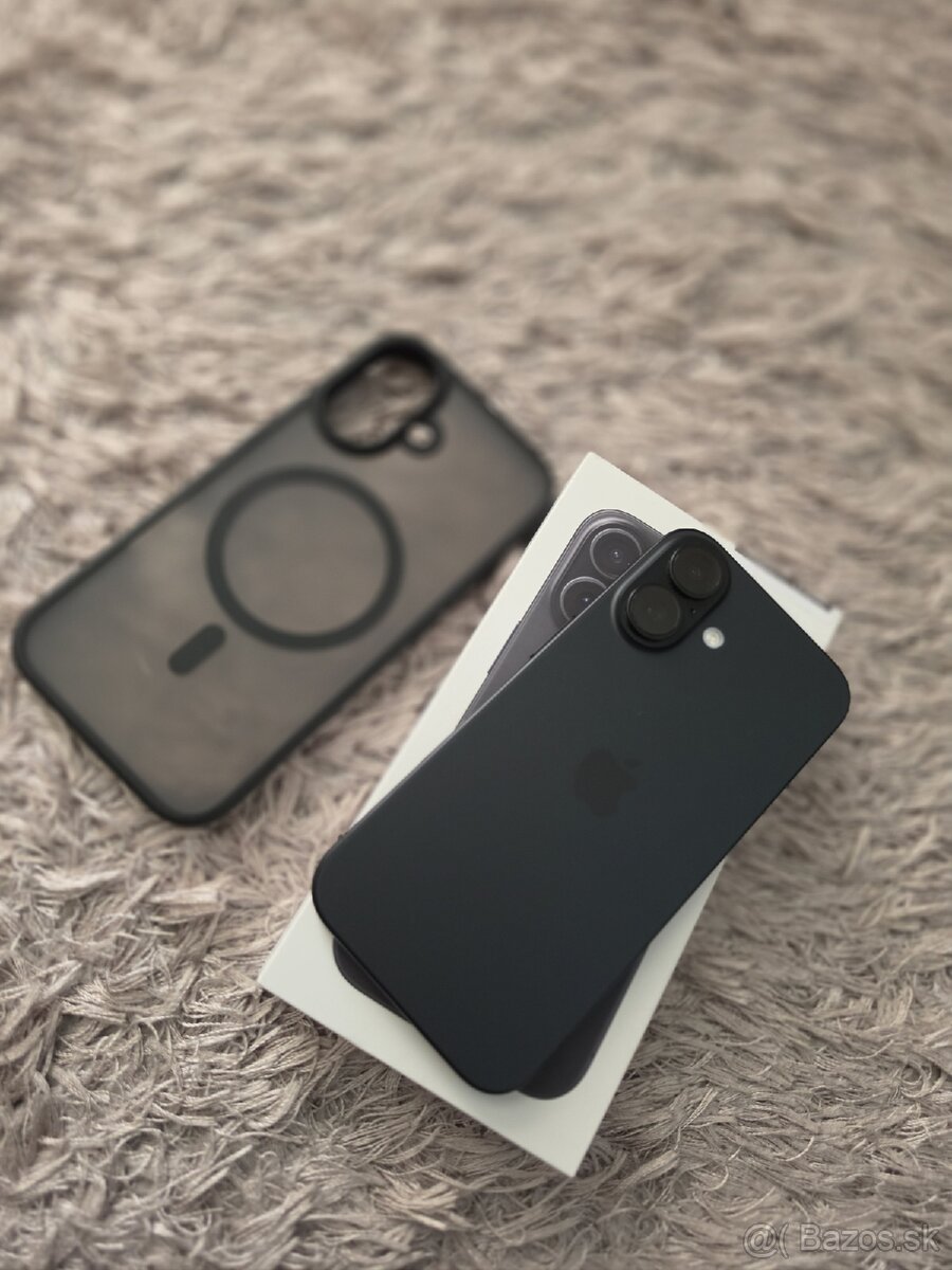 Apple iPhone 16 128 GB Black – TOP STAV
