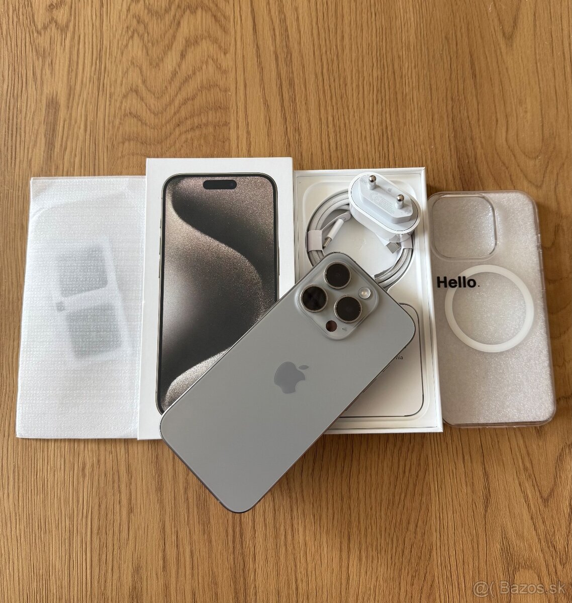 iPhone 15 Pro 256 gb Natural Titanium v záruke