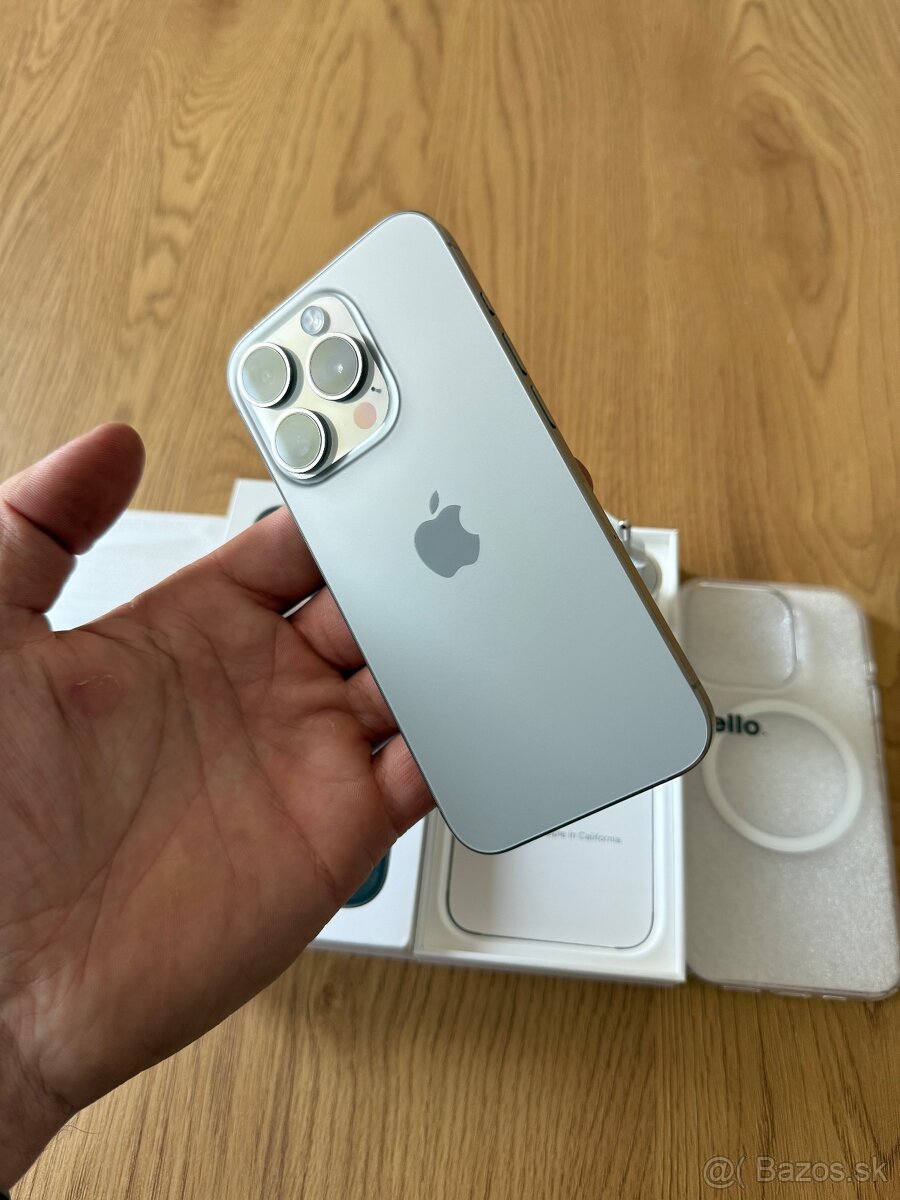 iPhone 15 Pro 256 gb Natural Titanium v záruke