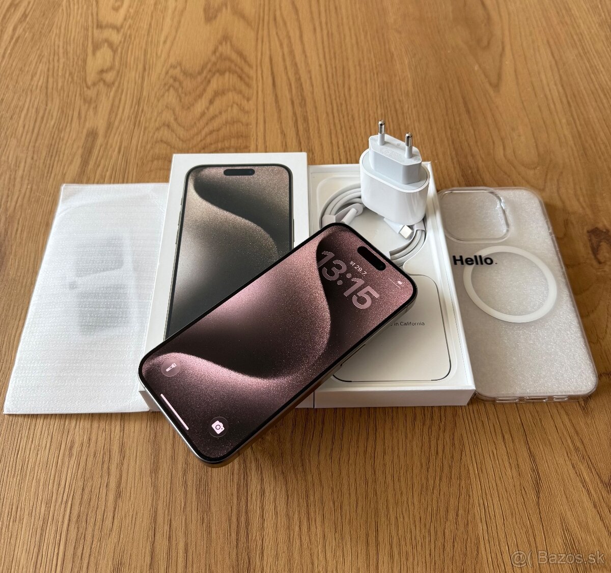 iPhone 15 Pro 256 gb Natural Titanium v záruke