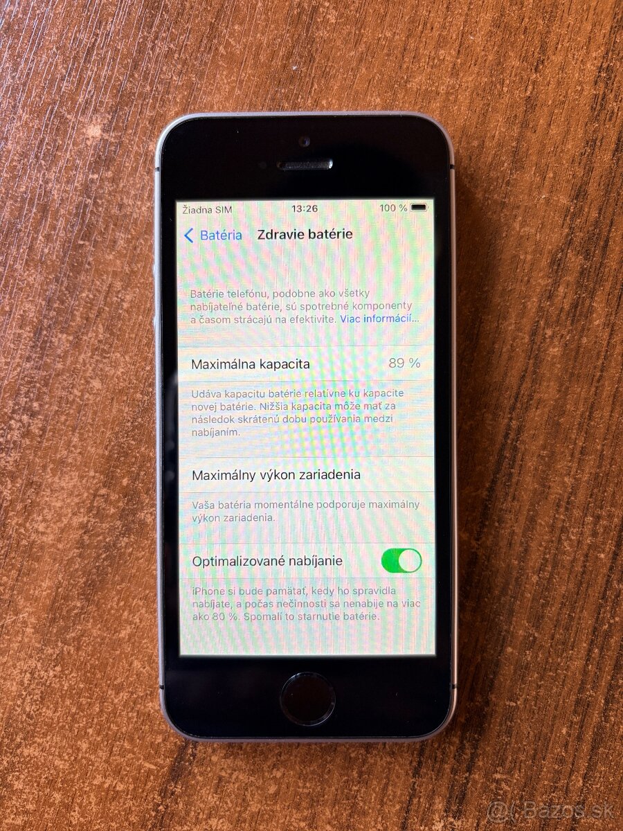 Predám Apple iPhone SE 16GB (1st gen 2016) Space Gray