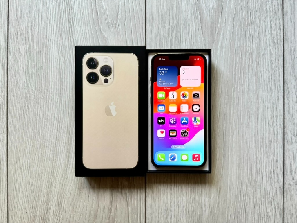 iPhone 13 Pro 128 GB GOLD TOP STAV
