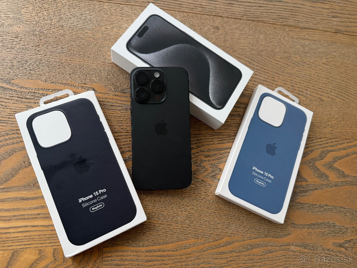 iPhone 15 Black 128GB 100% zdravie batérie