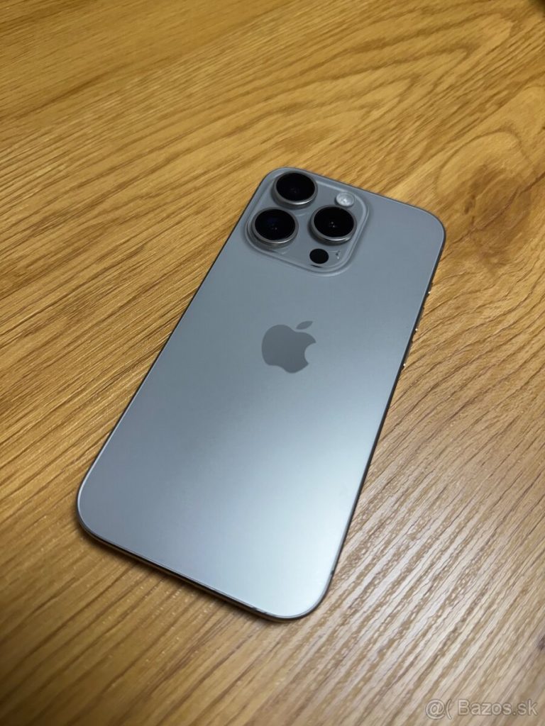 iPhone 15 Pro 512 GB – White Titanium – TOP stav